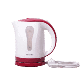 Fierbator electric fara fir 1.8 L, 2200 W, rosu/alb