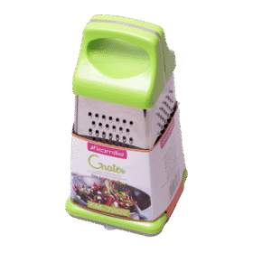 Razatoare de bucatarie, cu recipient, 4 fete, inox, antiderapanta, 21x10.5x10.5 cm