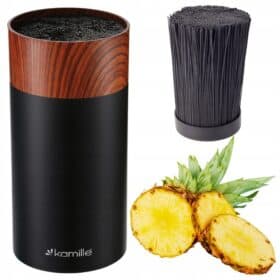 Suport cutite Kamille – stativ cu recipient integrat