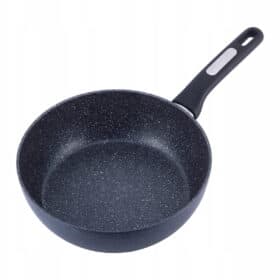 Tigaie adanca, aluminiu, antiaderenta, 26x8 cm, inductie, negru