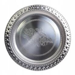 Tava de servire,  45 cm, din otel inoxidabil, cu model