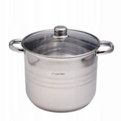 Oala inox, 8.5 L, 24 cm, inductie, capac