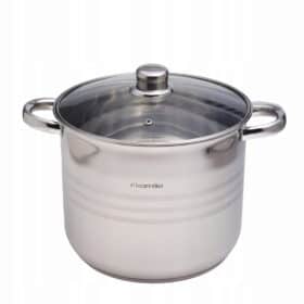Oala inox, 8.5 L, 24 cm, inductie, capac
