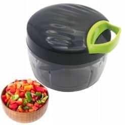 Tocator multifunctional, 3 lame din otel inoxidabil, pentru legume si condimente