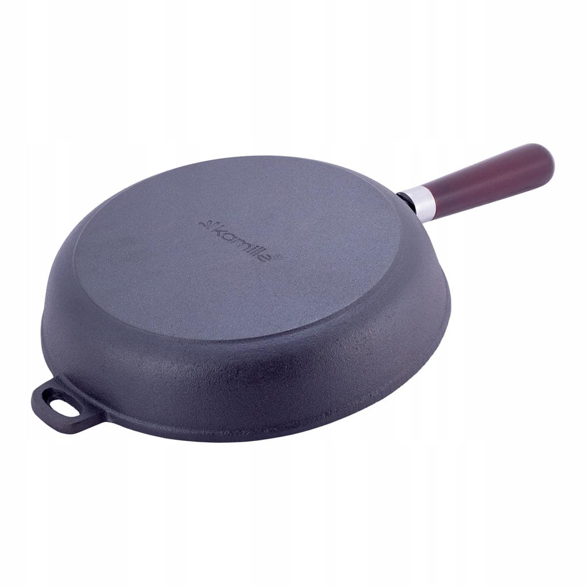 Tigaie adanca, din fonta, 26 cm, maner detasabil - imagine 2