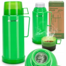 Termos cu cana, sticla terminca cu capac,  100 ml