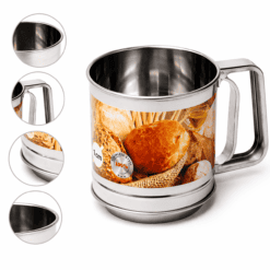 Sita de bucatarie Kamille inox – strecurătoare 10×10 cm