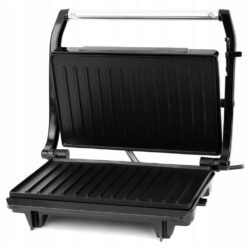 Gratar electric, placi antiaderente, 700W, inox