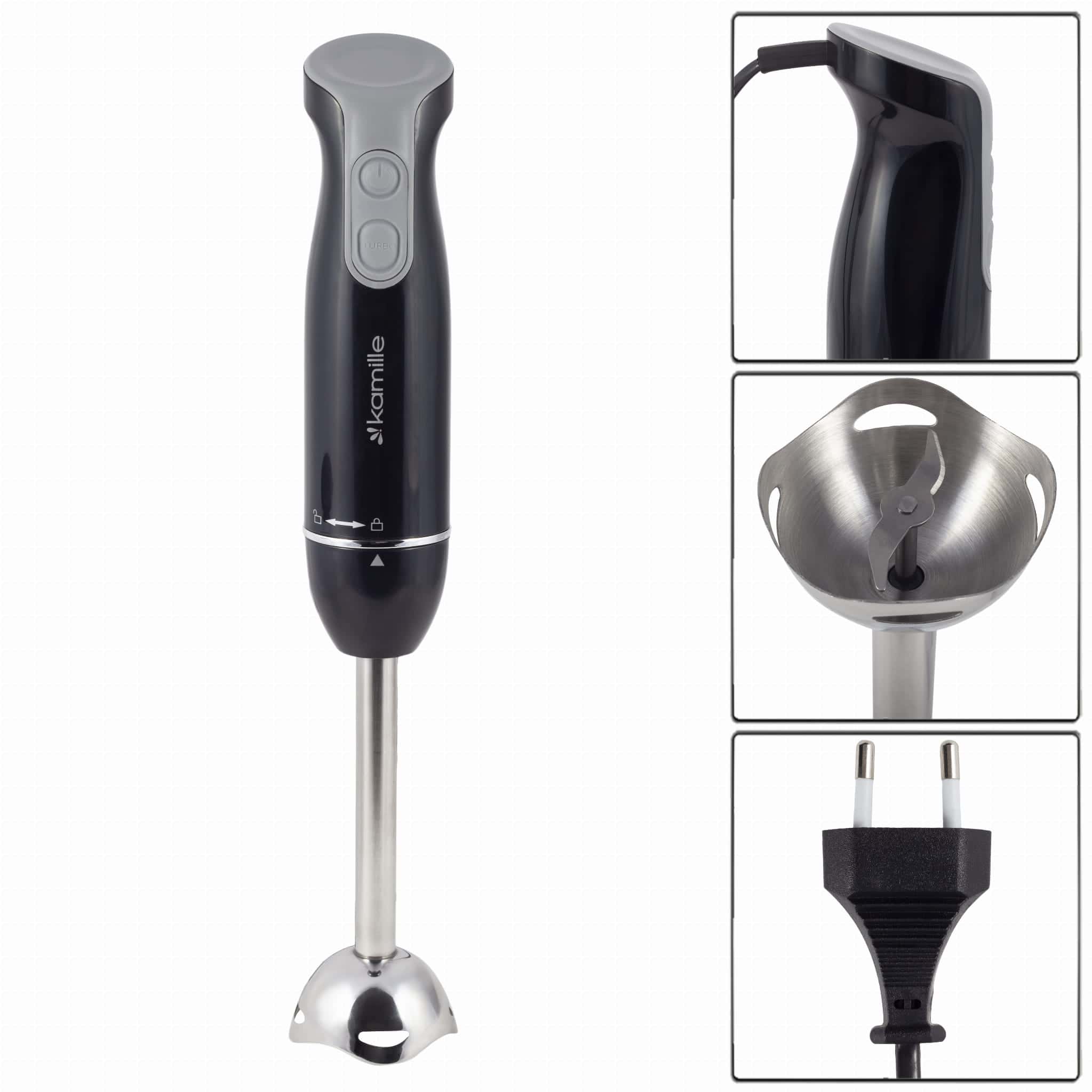 Blender electric 400W compact cu tocător și recipient – multifunctional pentru bucătărie modernă - imagine 2