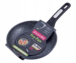 Tigaie marmotata, 22 cm, antiaderenta, rezistenta la zgarieturi, inductie