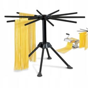 Uscator pentru paste, 10 brate, Pliabil, 1.2 kg, 42 cm, Negru