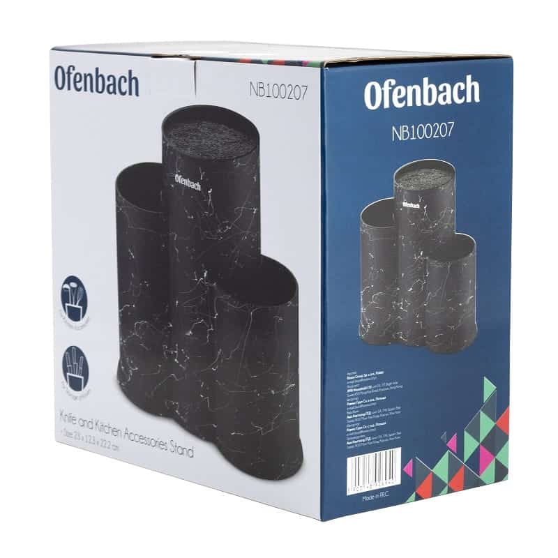 Suport tacamuri, triplu, soft-touch, negru - imagine 6