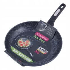 Tigaie universala, din aluminiu cu invelis de marmura, 30cm, antiaderenta