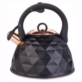 Ceainic cu fluier, inox, 3 L, compatibil inductie