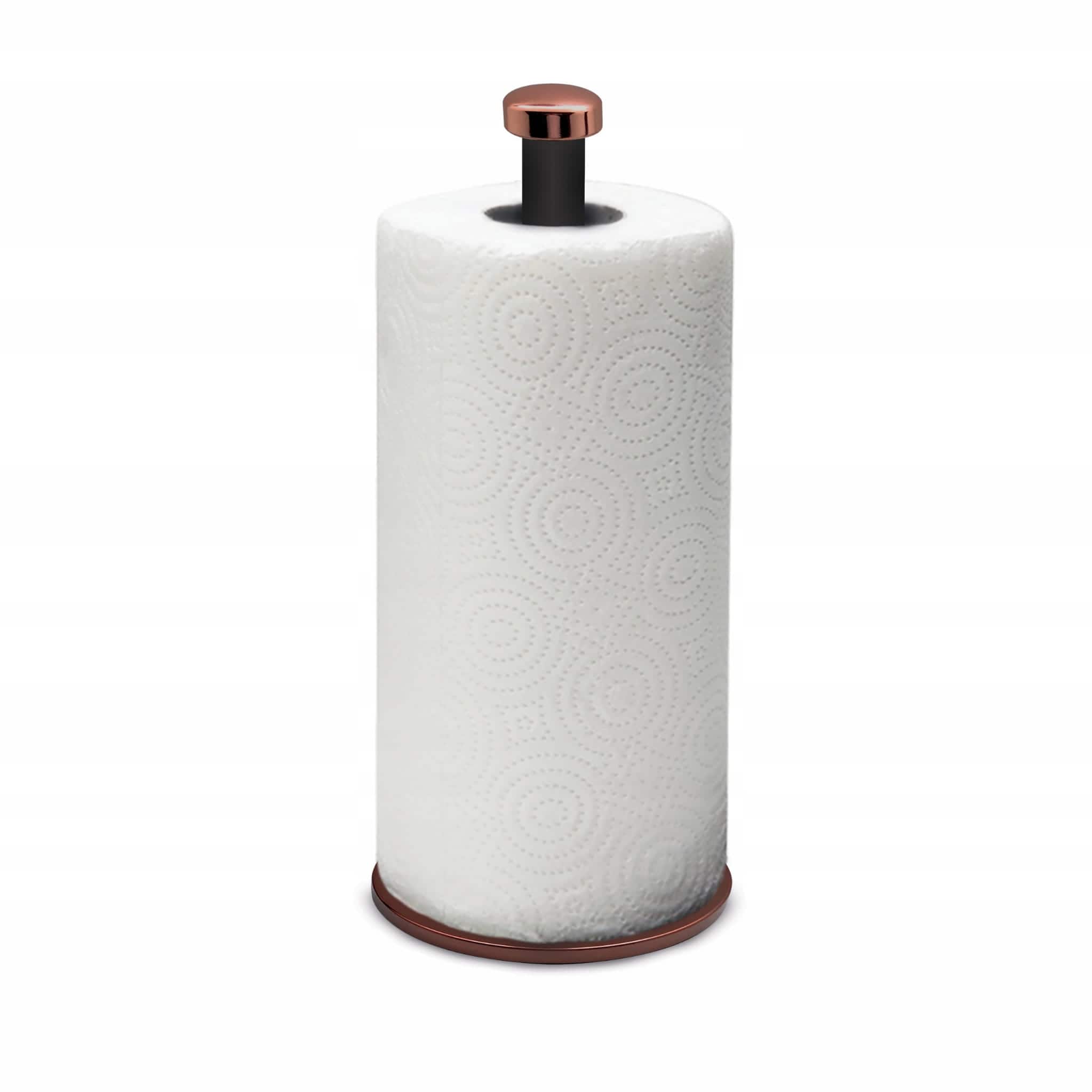 Suport elegant pentru prosoape de hartie, 15cm x 34.5cm, otel - imagine 2