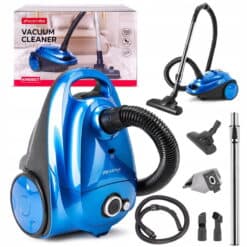 Aspirator cu sac, cu fir, 700 W, filtru HEPA, accesorii