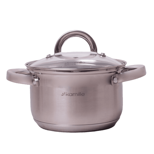 Oala gradata, inox, 2.9 L, 18 cm, capac sticla