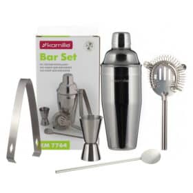 Set barman din inox, 5 piese, 550 ml