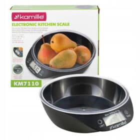 Cantar digital de bucatarie, 5 kg, precizie 1 g, LCD, 18 x 20.5 x 6 cm