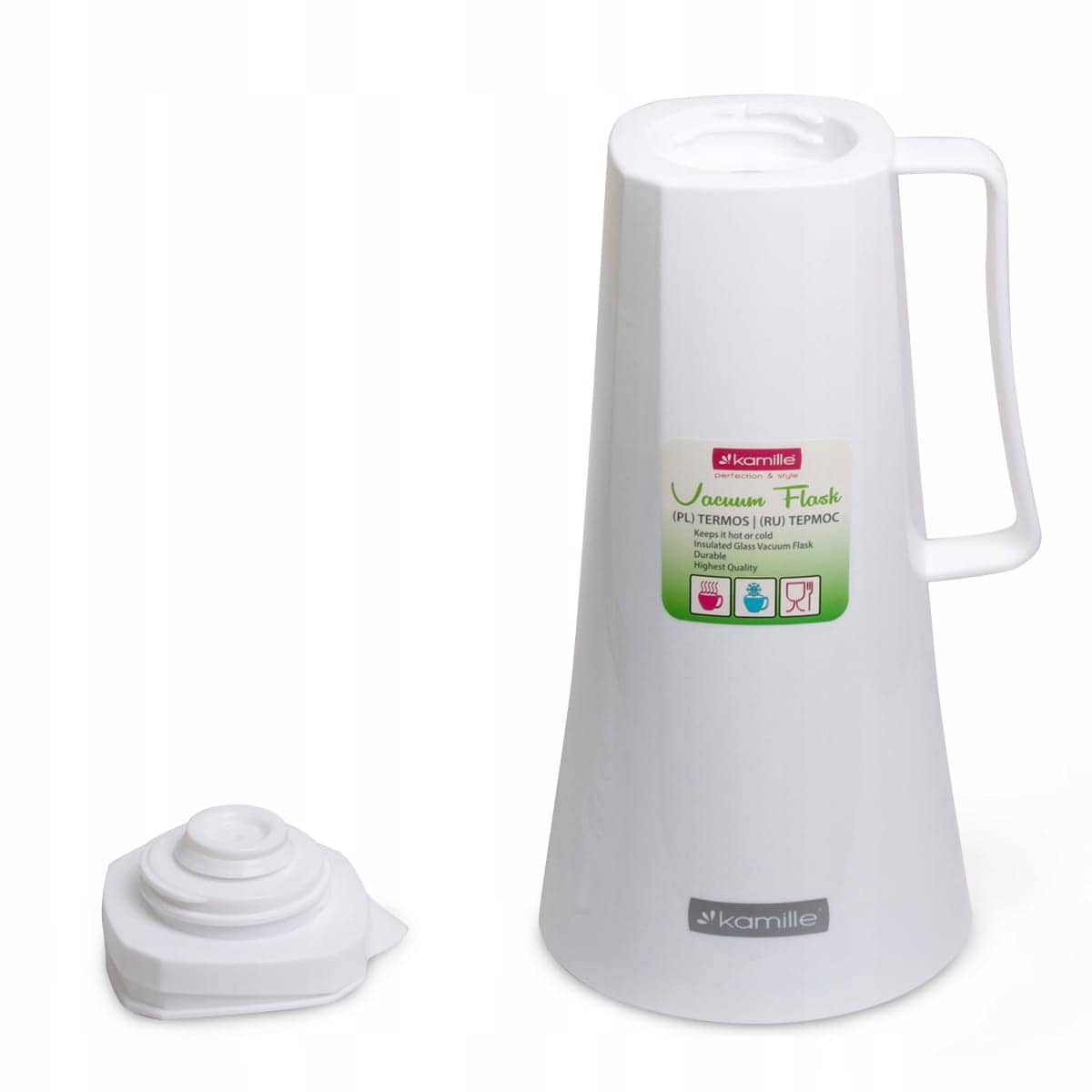 Termos conferinta 1.0 L, sticla, design modern, culori variate - imagine 3