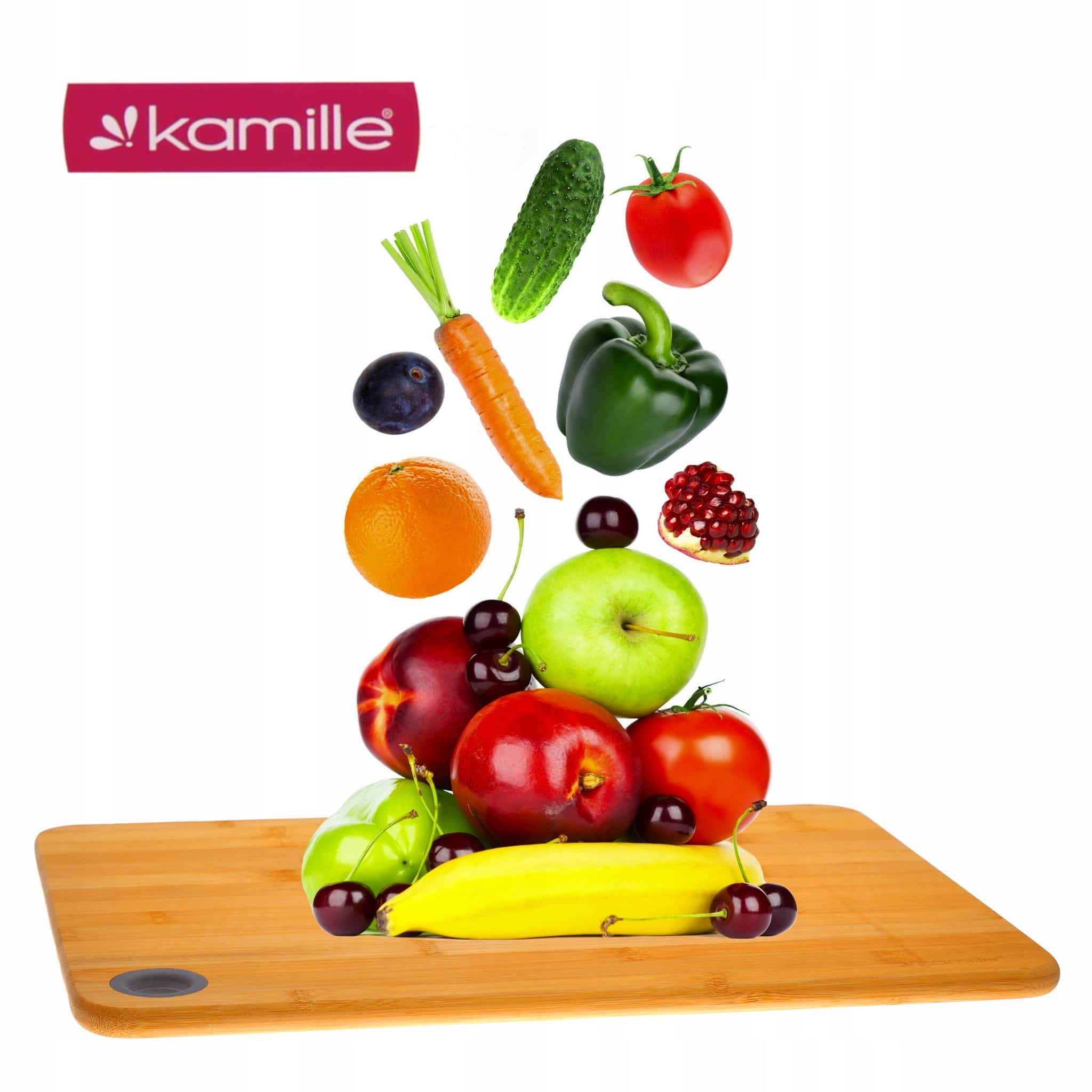 Tocator, bambus, antibacterian, 39x28 cm - imagine 3