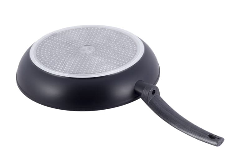 Tigaie universala, invelis marmura, 30 cm, aluminiu, antiaderenta, inductie, negru - imagine 3