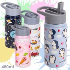 Cana termica pentru copii, izolatie termica, 480 ml, model imprimeu