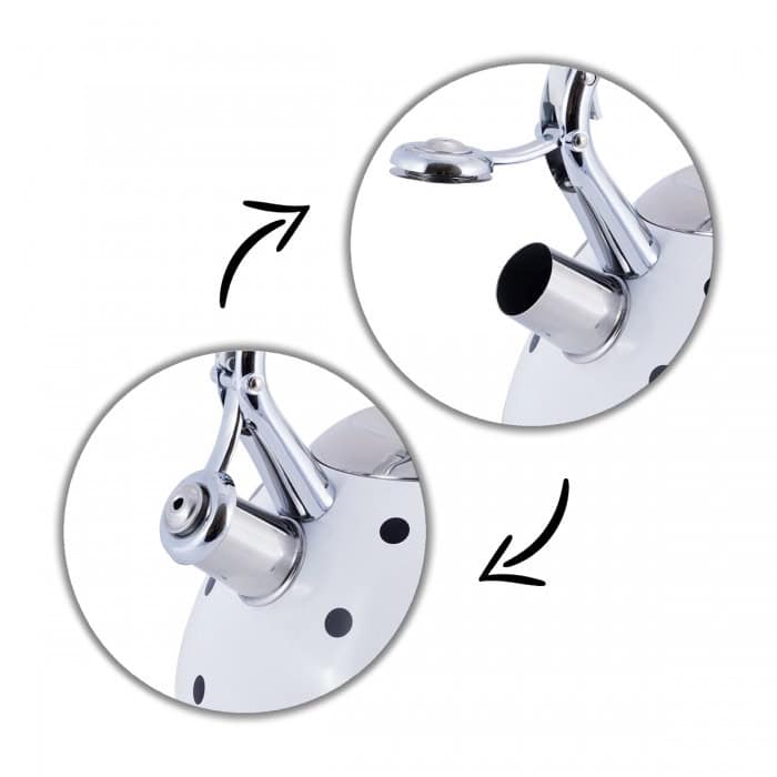 Ceainic din inox 3 l maner soft touch - imagine 6