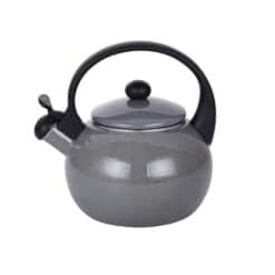 Ceainic traditional cu fluier, 2.2 L, emailat, gri