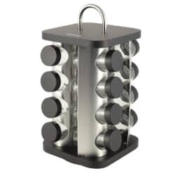 Suport rotativ pentru condimente, 16 piese