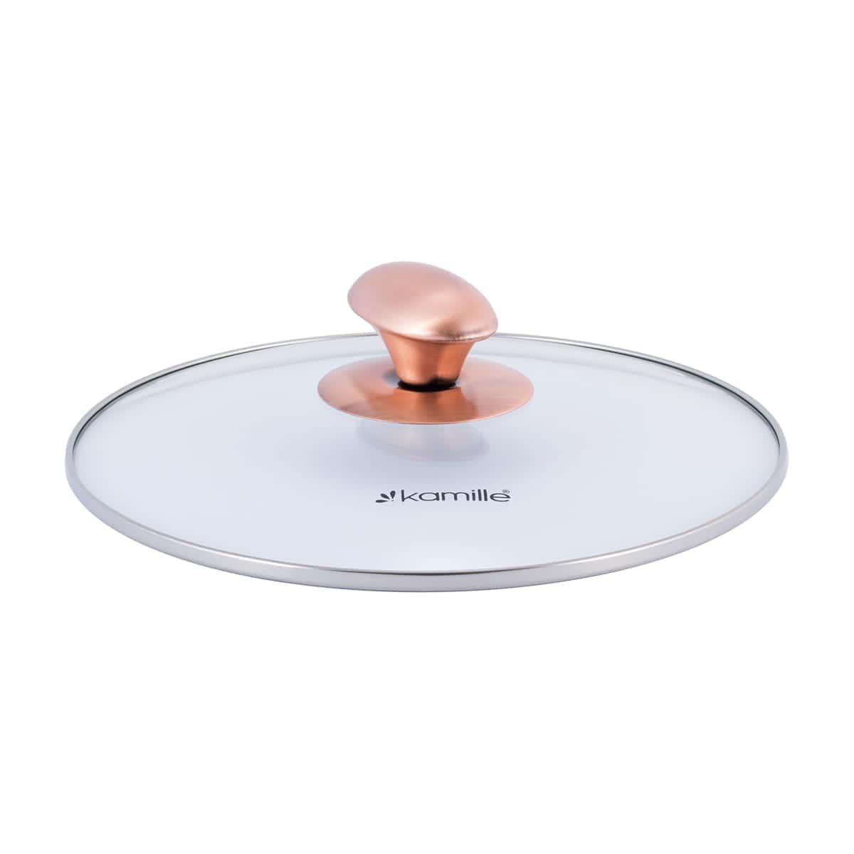 Oala, otel inoxidabil, capac sticla, 4.5 L, 22 cm, inductiva - imagine 6