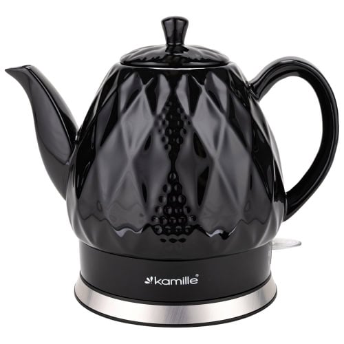Fierbator electric ceramic 1.5 l, negru - imagine 2