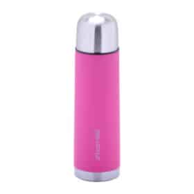 Termos etans, 500 ml, otel inoxidabil, antiderapant, 24.5 cm, Roz