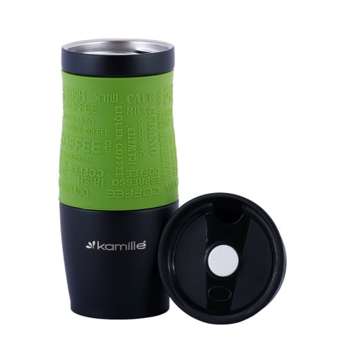 Cana termica 380 ml cu insertie TPR - imagine 5