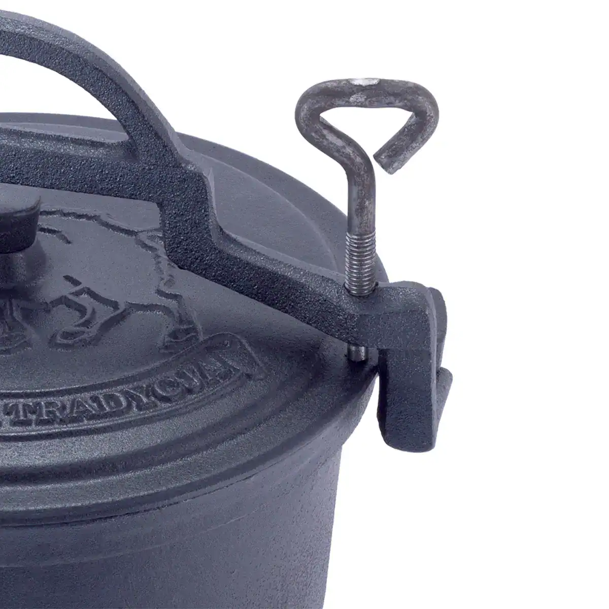 Cazan din fonta 10 L, pentru foc deschis - imagine 3