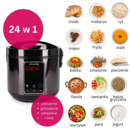 Multicooker 5.0 L cu 24 de programe, 900 W - imagine 5