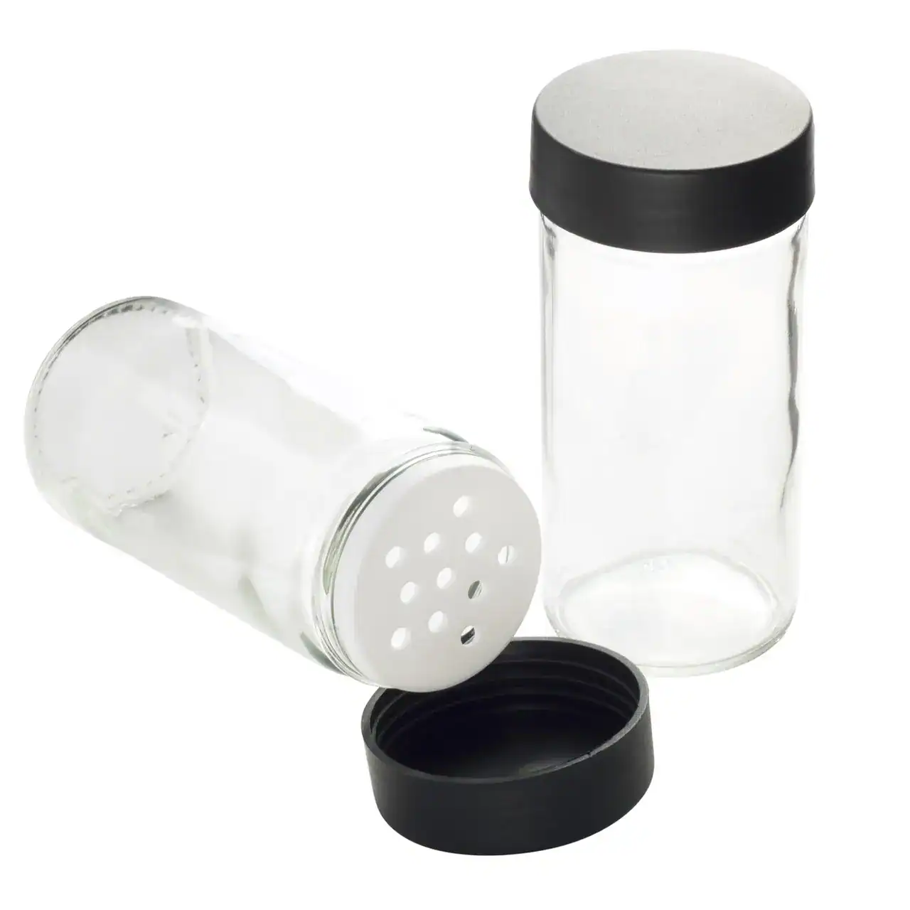 Set de 12 recipiente pentru condimente pe suport - imagine 2