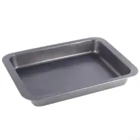 Tava de copt 36.5x27.5x4.5 cm din otel carbon