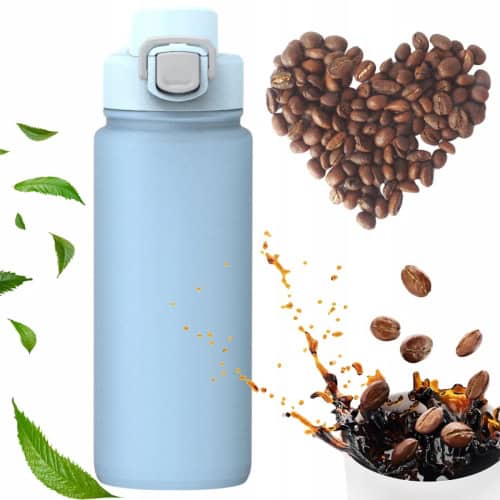 Sticla termica sport 600 ml otel inoxidabil (albastru)