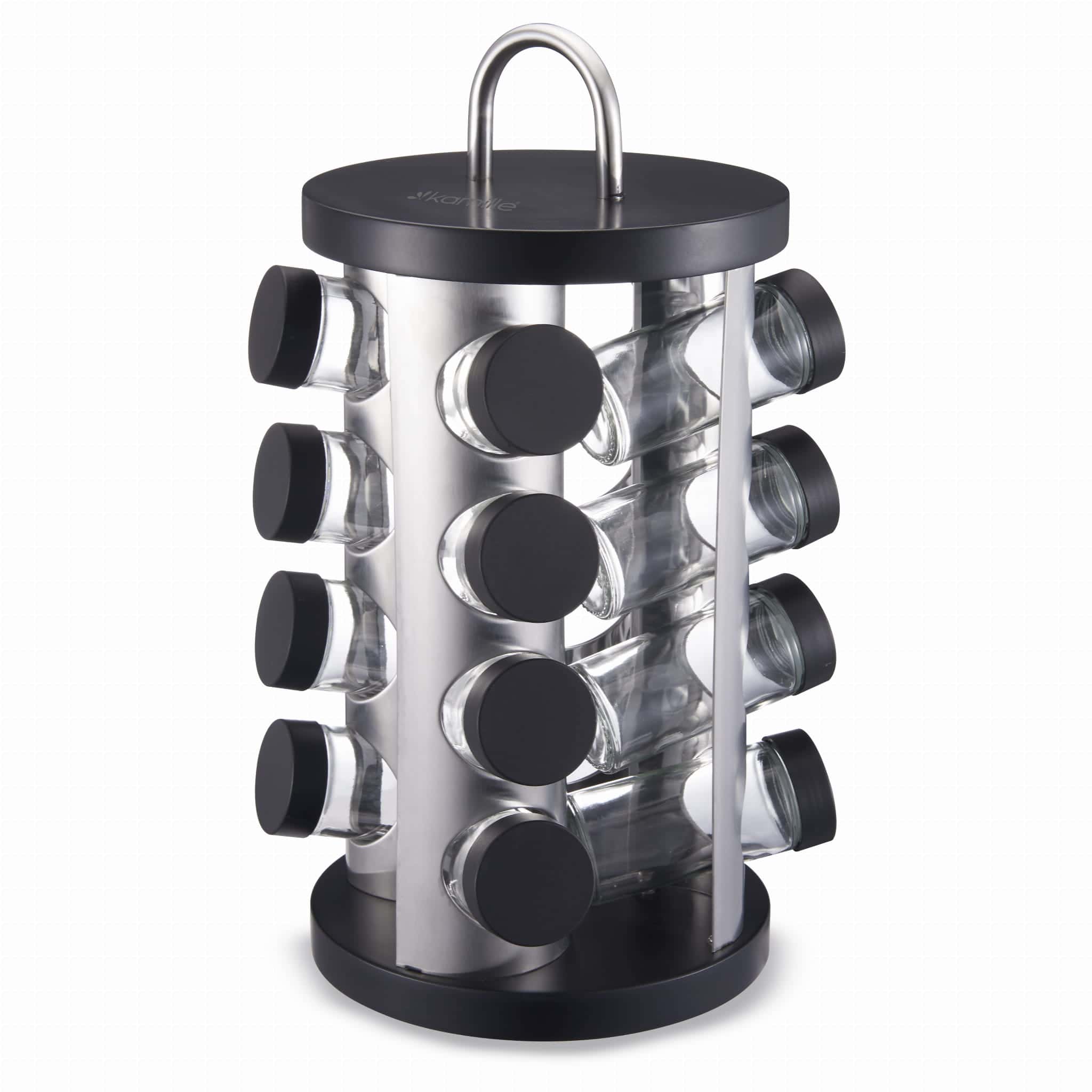 Set dozatoare condimente 17 piese, inox