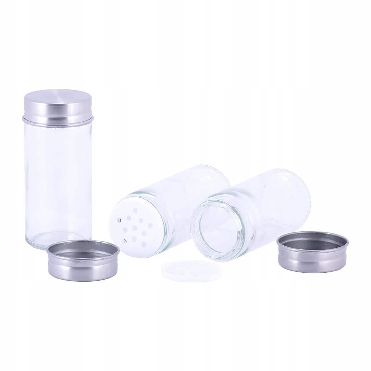 Set dozatoare condimente 17 piese, inox - imagine 4