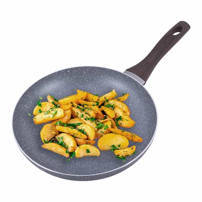 Tigaie de 28 cm cu acoperire antiaderenta grey marble - imagine 6