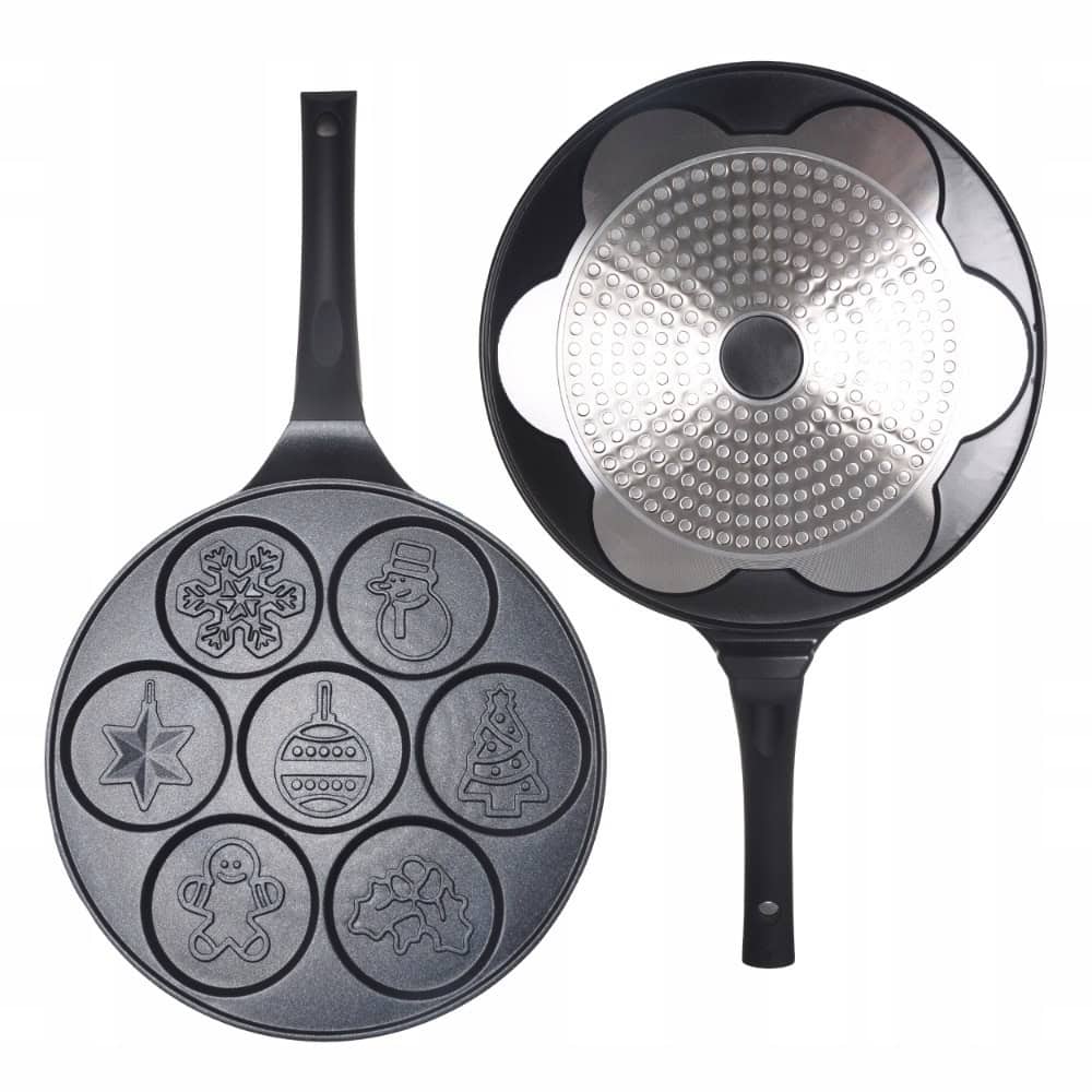 Tigaie pentru clatite 26cm, cu forme, modele de Craciun - imagine 4