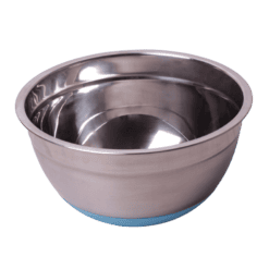 Bol 20x10 cm din otel inoxidabil cu fund antiderapant