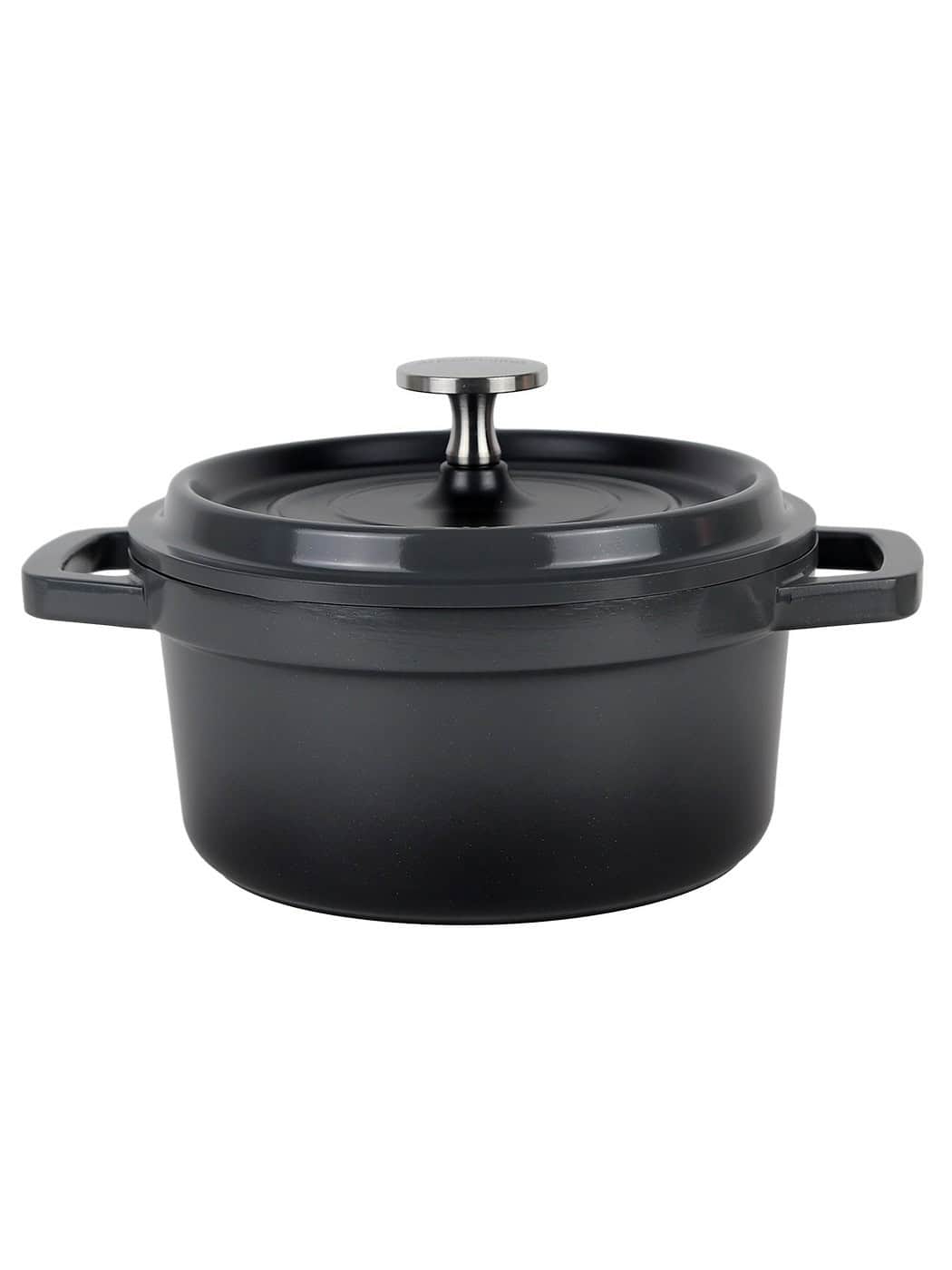 Cratita france 16x8 cm din aluminiu turnat cu capac - imagine 5