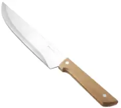 Cutit de bucatar din otel inoxidabil cu maner din lemn