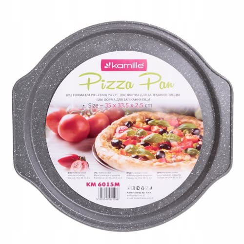 Tava de copt pizza 35 cm marmorata - imagine 2