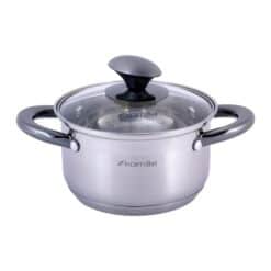 Cratita din otel inoxidabil de 1.5 l cu capac