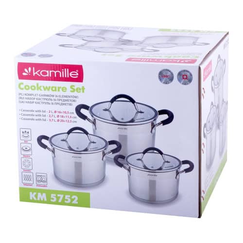 Set de 6 oale din otel inoxidabil - imagine 4