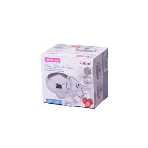 Bol de zahar din otel inoxidabil 460 ml - imagine 3